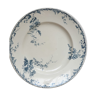 Old blue Passiflora dish - KG Lunéville