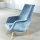 Fauteuil sculpturale organique années 50 60