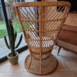Gio Ponti wicker armchair