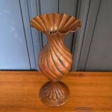 Copper vase in the style of Egidio Casagrande brassware foot shower