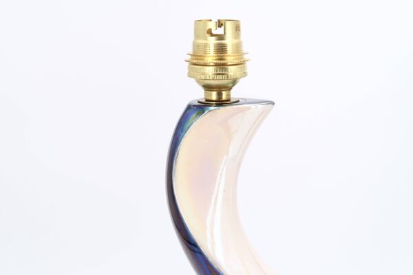 Lampe en céramique noire et blanche Verceram