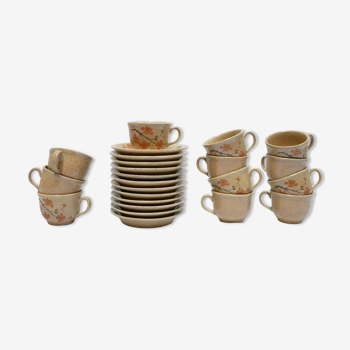 Series of 12 vintage porcelain cups by Maison Revol, France