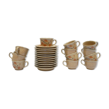Series of 12 vintage porcelain cups by Maison Revol, France