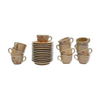 Series of 12 vintage porcelain cups by Maison Revol, France