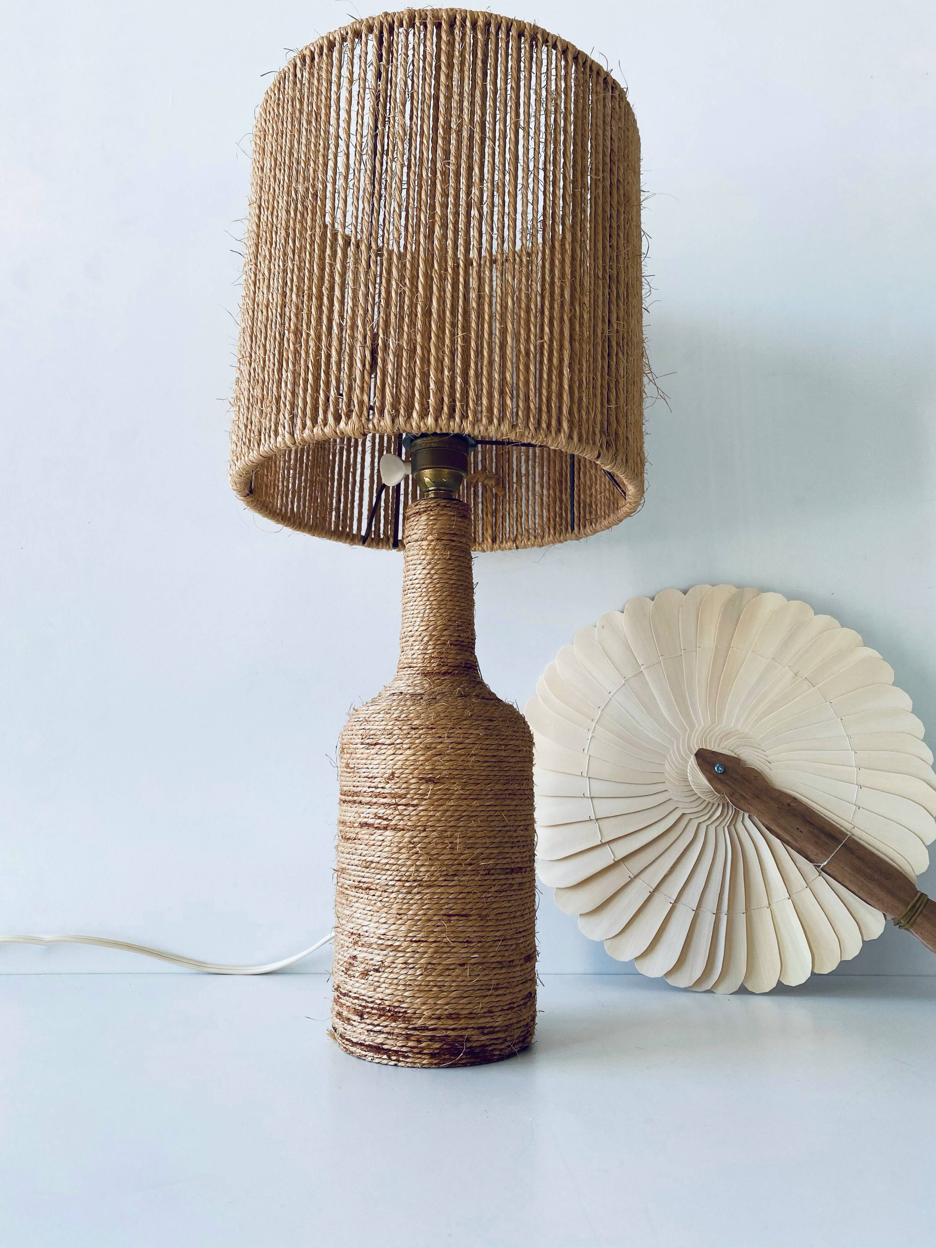 Bohemian lamp in rope