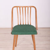 Green Dining Chairs by Antonín Šuman for Ton, 1960
