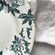 6 mismatched Saint Amand ironware dessert plates