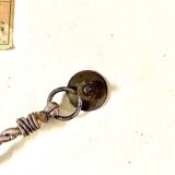 Large bevelled oval mirror 90x60 cm