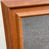 Miroir rectangulaire scandinave vintage en bois massif 61x51cm