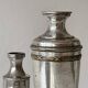 Pair of antique silver-plated vases
