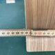 Vintage Scandinavian design magazine rack