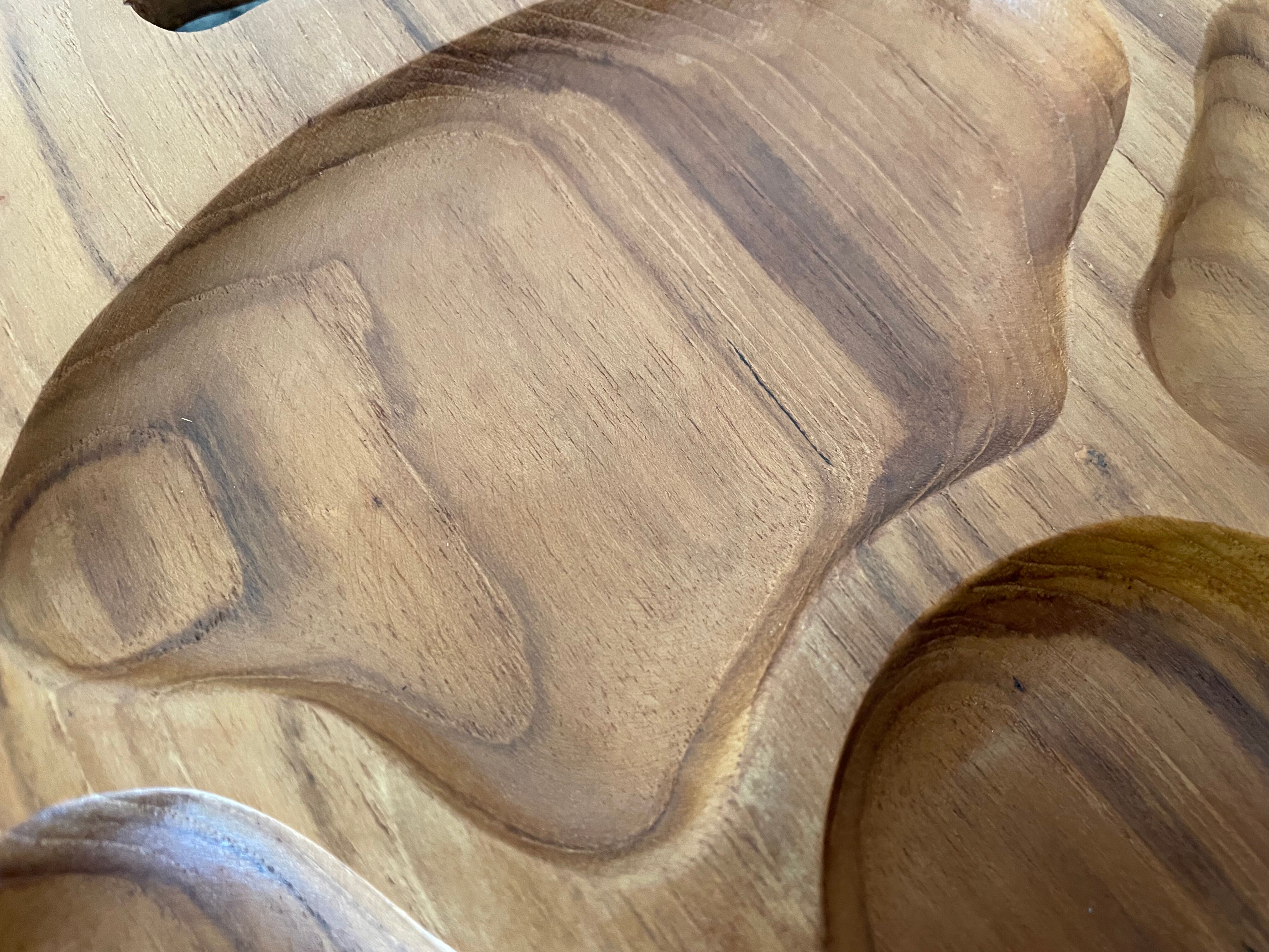 Vintage teak dish