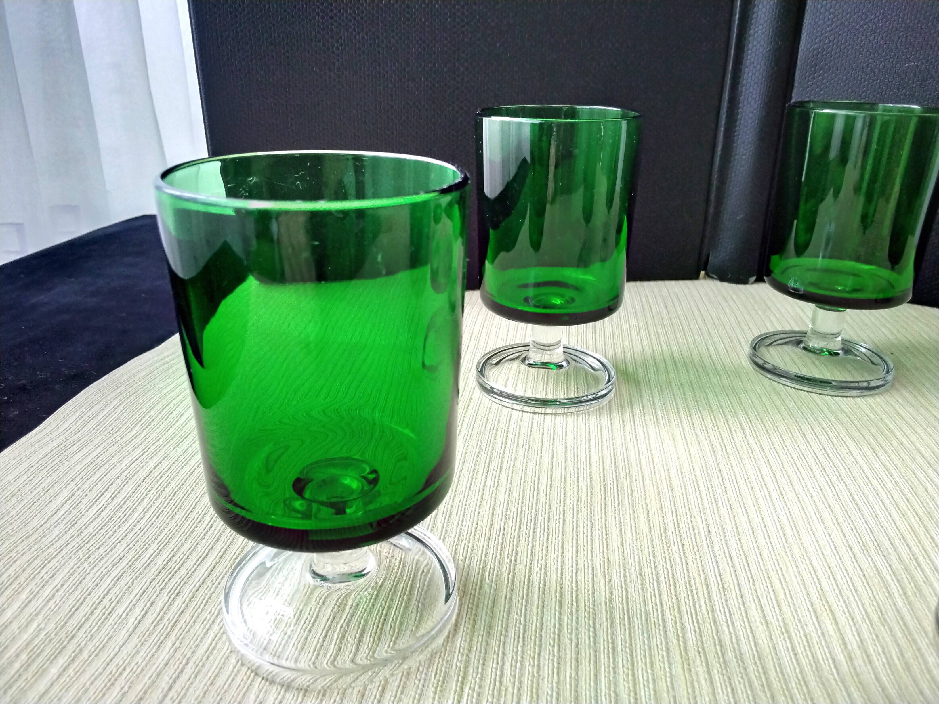 5 Vintage Luminarc Cavalier Model Wine Glasses