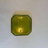 Plat en verre vintage