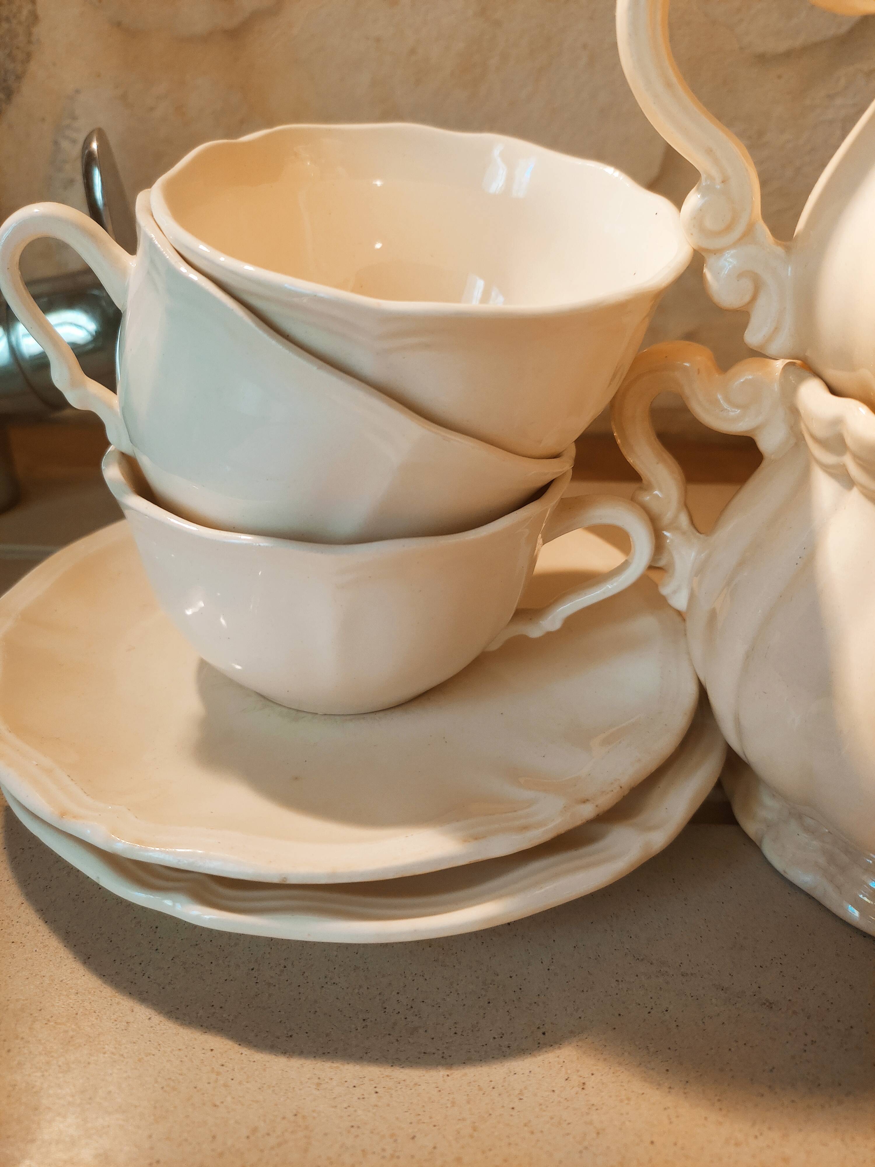 Tea set Sarreguemines