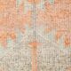 Tapis de couloir vintage rose et orange