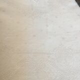 DA monogram linen tablecloth