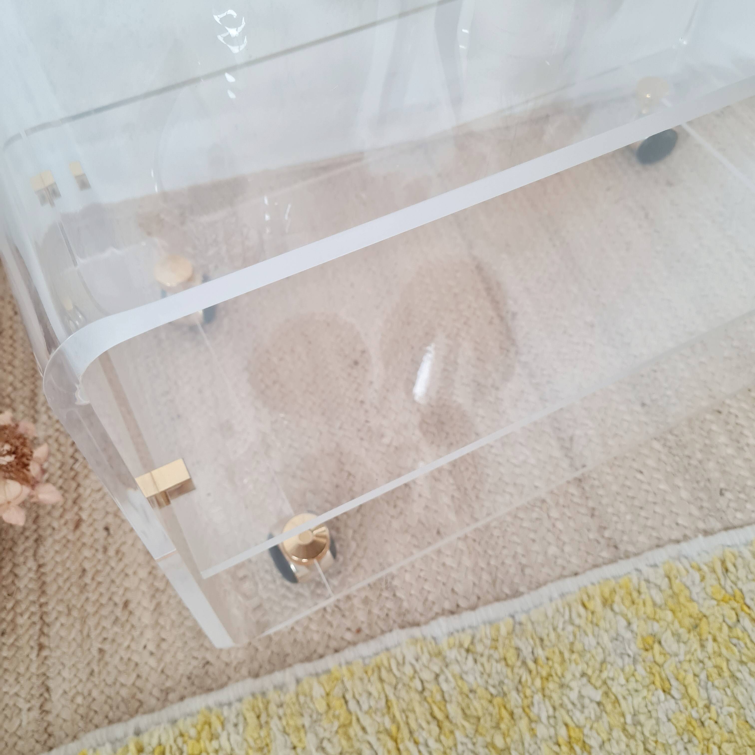 Table roulante Les Invisibles du Marais par David Lange, 1970