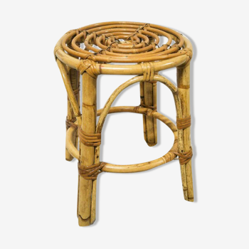 Tabouret en rotin