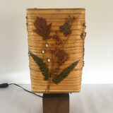 Vintage lamp in solid wood 70s