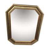 Mirror in gilded wood 82 x 62 cm