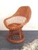 Seventies rotan mid century chair
