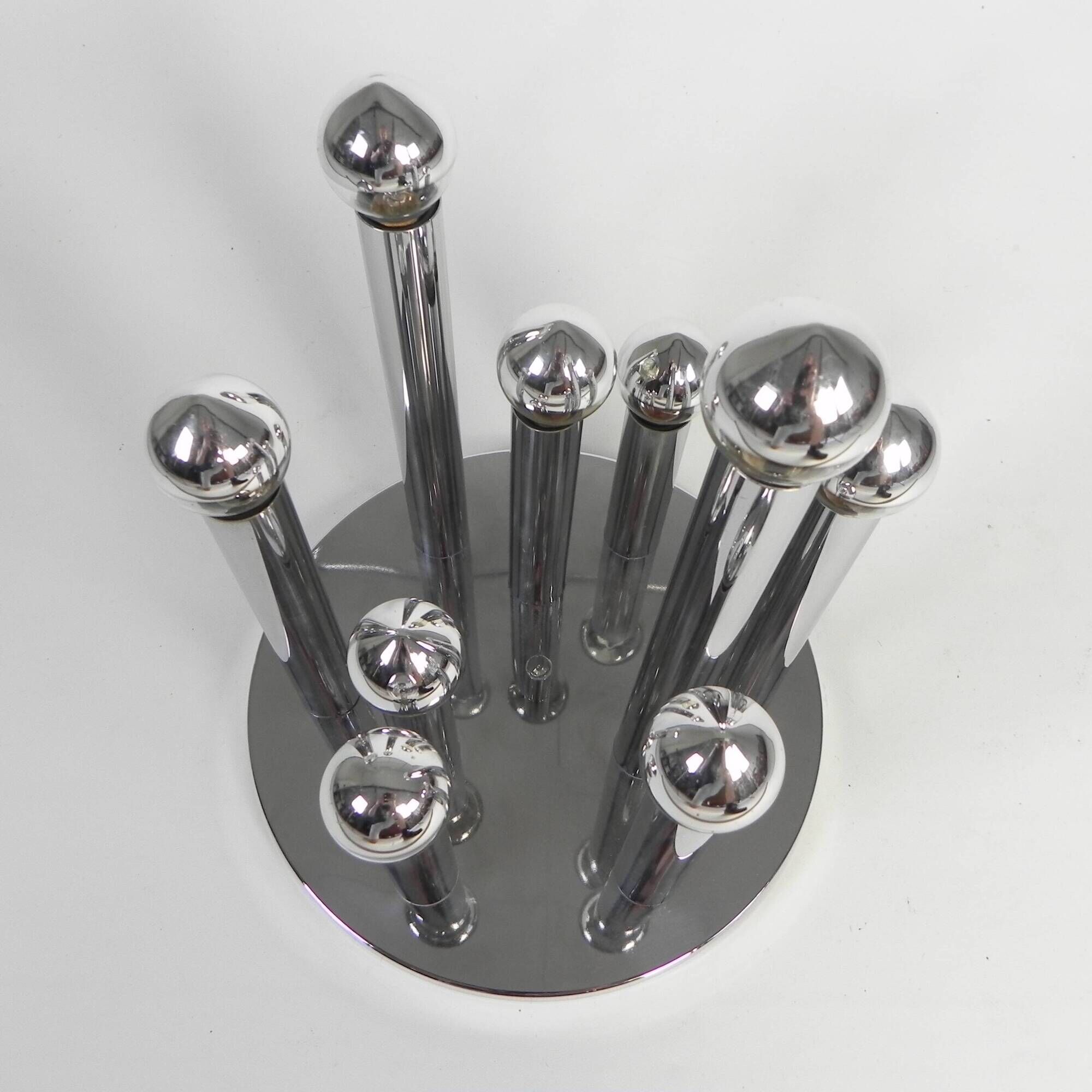 Sciolari 9-light ceiling lamp for Boulanger, 1970s