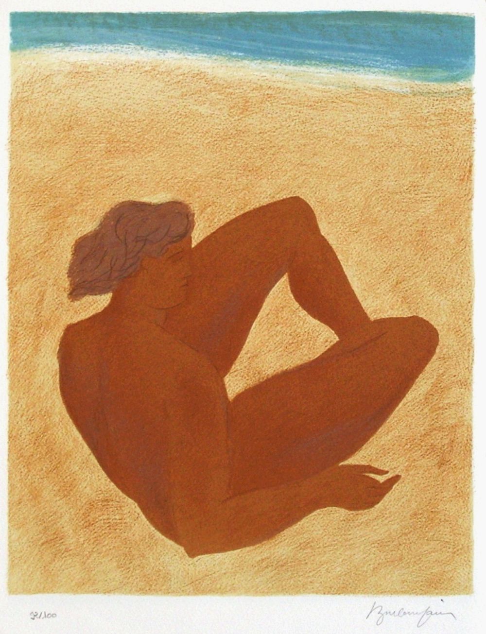 Nu III 1990 lithograph