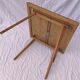 petite table pliante 65 x 65 bois/skaî