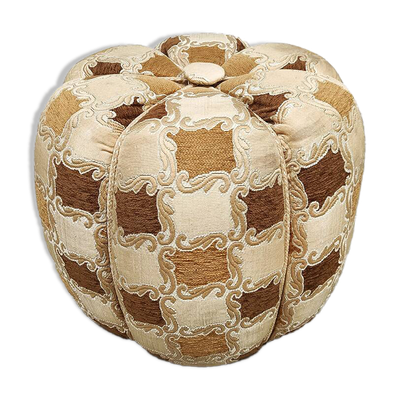 Tabouret, ottoman tulipe vintage Jindrich Halabala