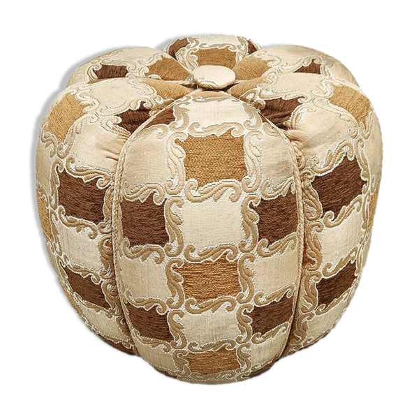 Tabouret, ottoman tulipe vintage Jindrich Halabala
