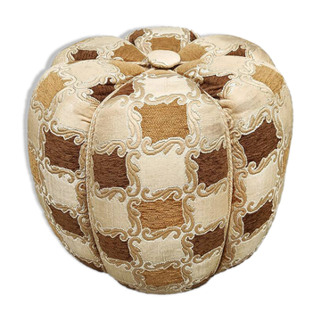 Tabouret, ottoman tulipe vintage Jindrich Halabala