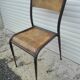 School Mullca 510 foot spindle vintage Chair