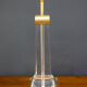 Les arcades lucite gold-plated brass table lamp