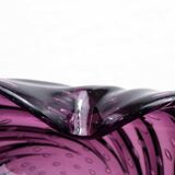 Purple murano glass ashtray