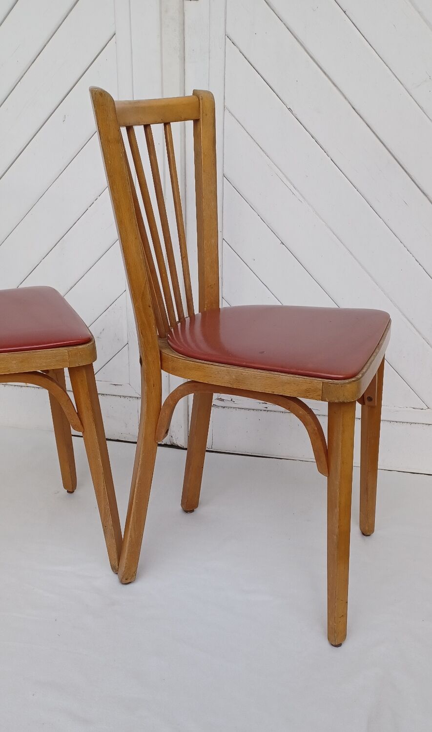 Pair of Baumann bistro chairs no. 12