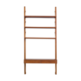 Poul Cadovius teak wall unit with a desk and 3 shelves, Denmark, 1960s