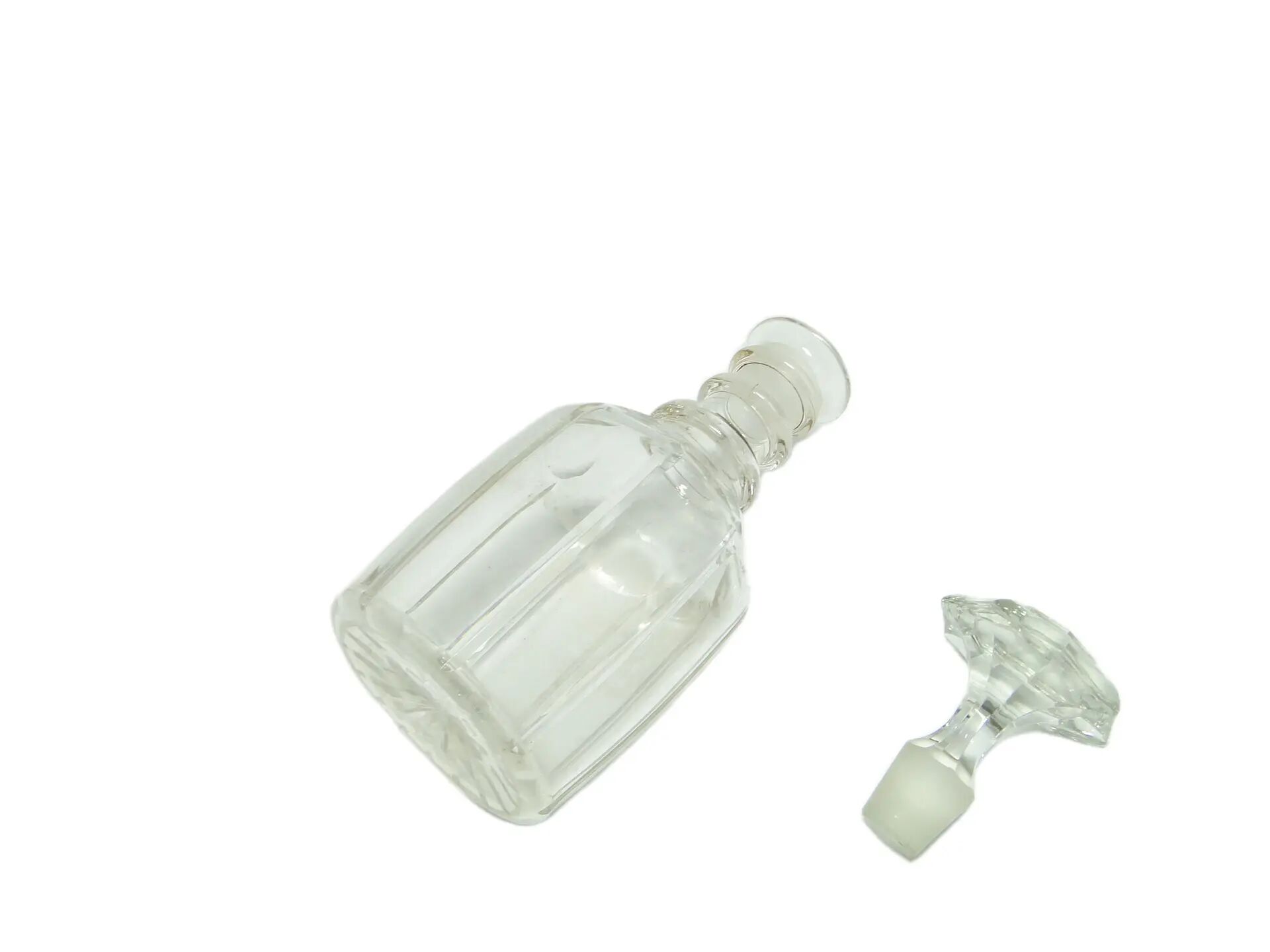 Carafe Biedermeier, cristal, France, 19e siècle