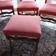 4 chairs and 2 poufs in Louis XIII style