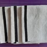 5 tea towels made in basque