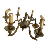 Lustre bronze 6 branches