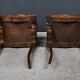 Pair of bedside tables in marquetry, Louis XV style – Mid 20th century