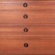 Large double chest of drawers, 8 drawers, in teak by Borge Mogensen 1960.