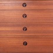 Commode double, 8 tiroirs, en teck par Borge Mogensen 1960