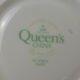 Tasse à thé & soucoupe porcelaine anglaise Queen's China-Octobre décor de daisy