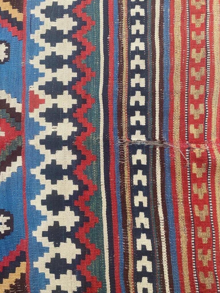 Kilim Qashqai ancient tribal 300x145 cm