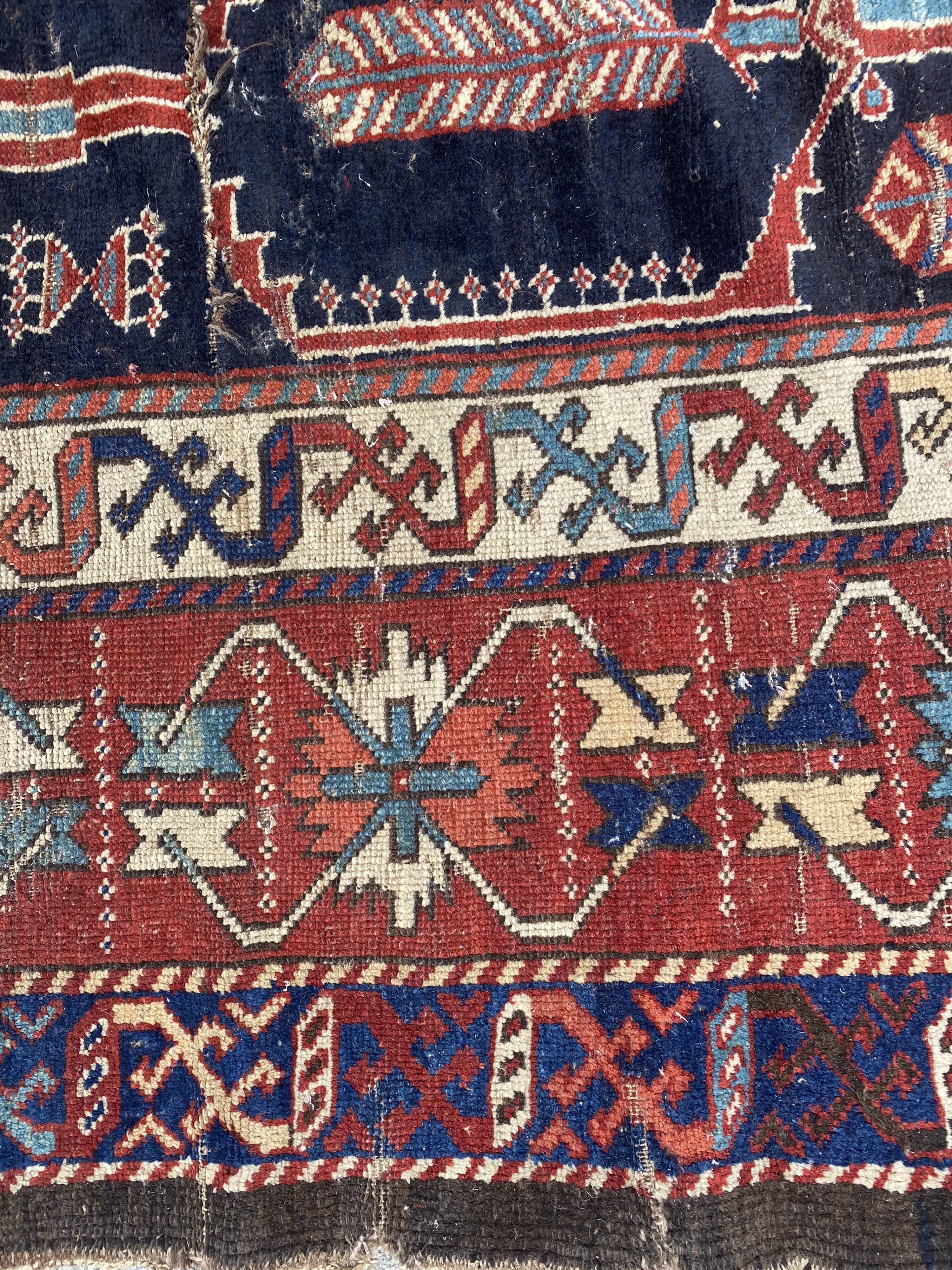Handmade ancient Persian carpet 158x230cm