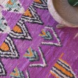 Purple Berber Rug - 303 x 200 cm