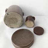 Lot de 2 pots anciens en grès