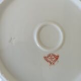 Plat rond en terre de fer cie française